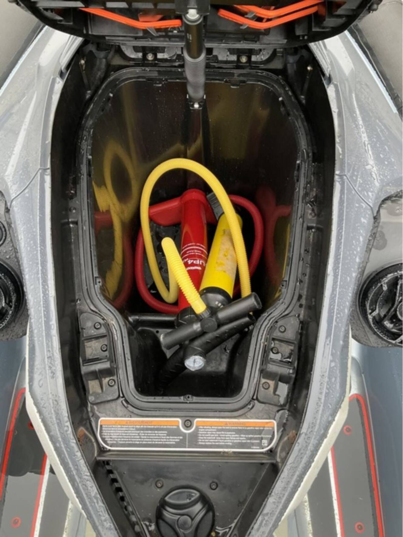 A photo of this 2024 Sea-Doo RXT®-X® 325 Ice Metal/MantaGreen