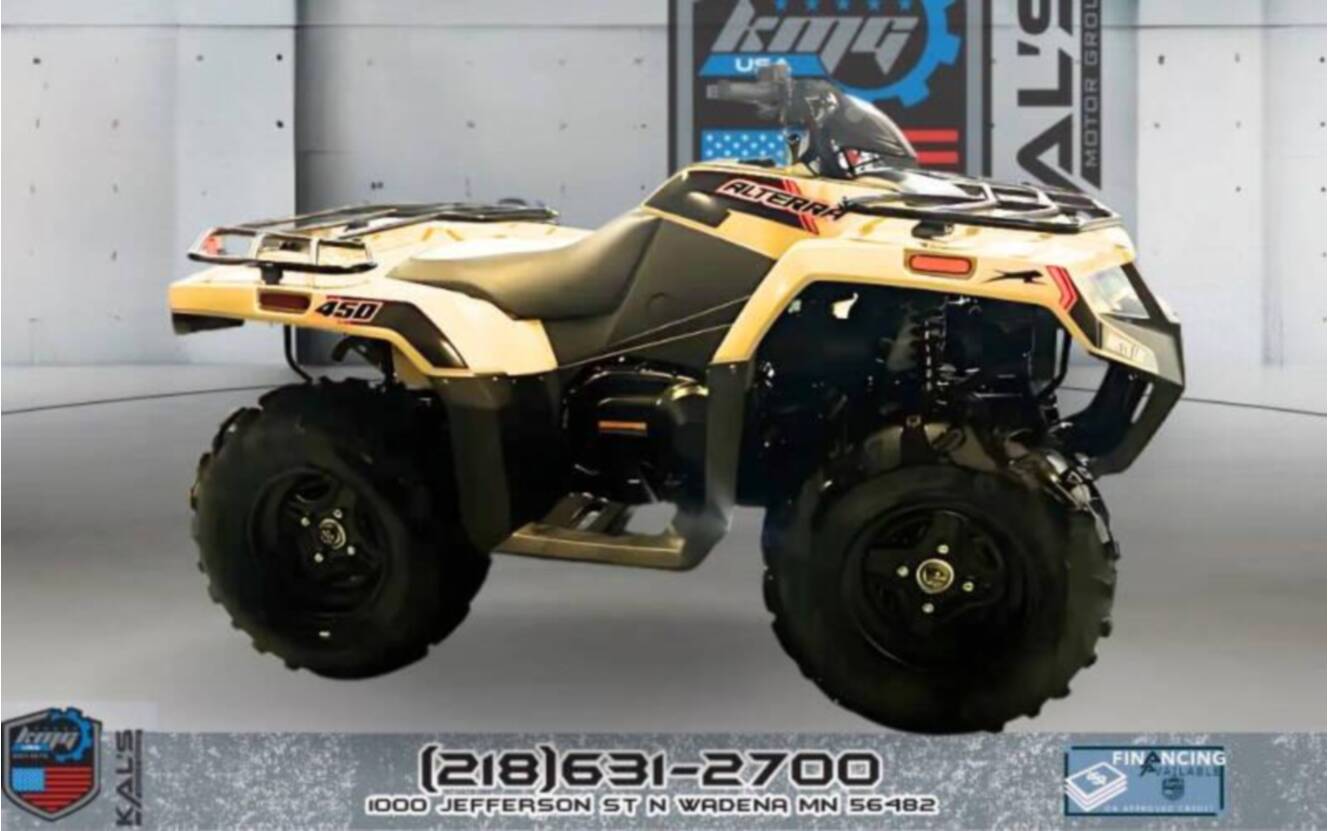 A photo of this 2024 Arctic Cat Alterra 450 BRAND NEW ATV