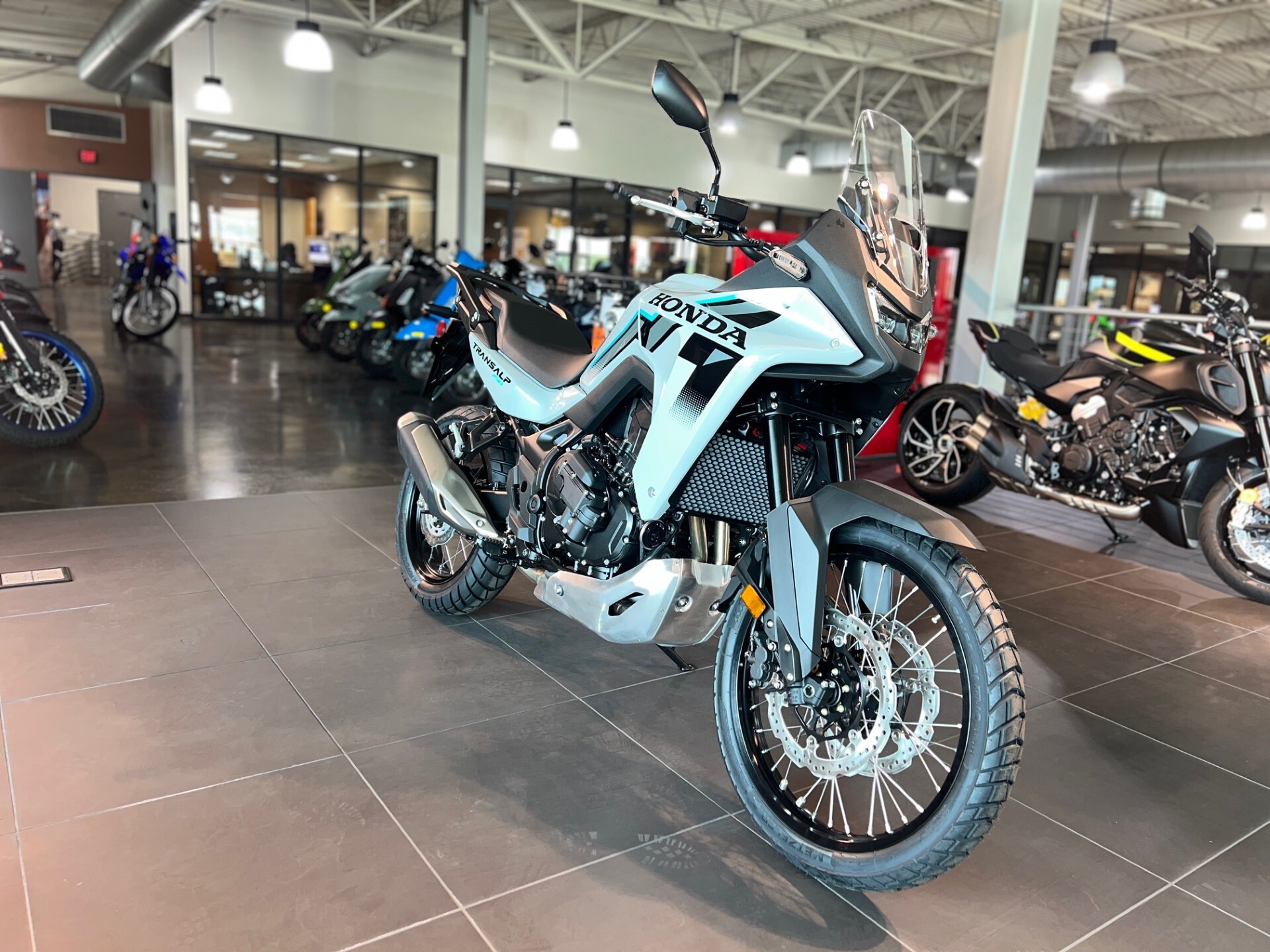 2026 Honda Transalp E-Clutch Dual Sport motorcycle