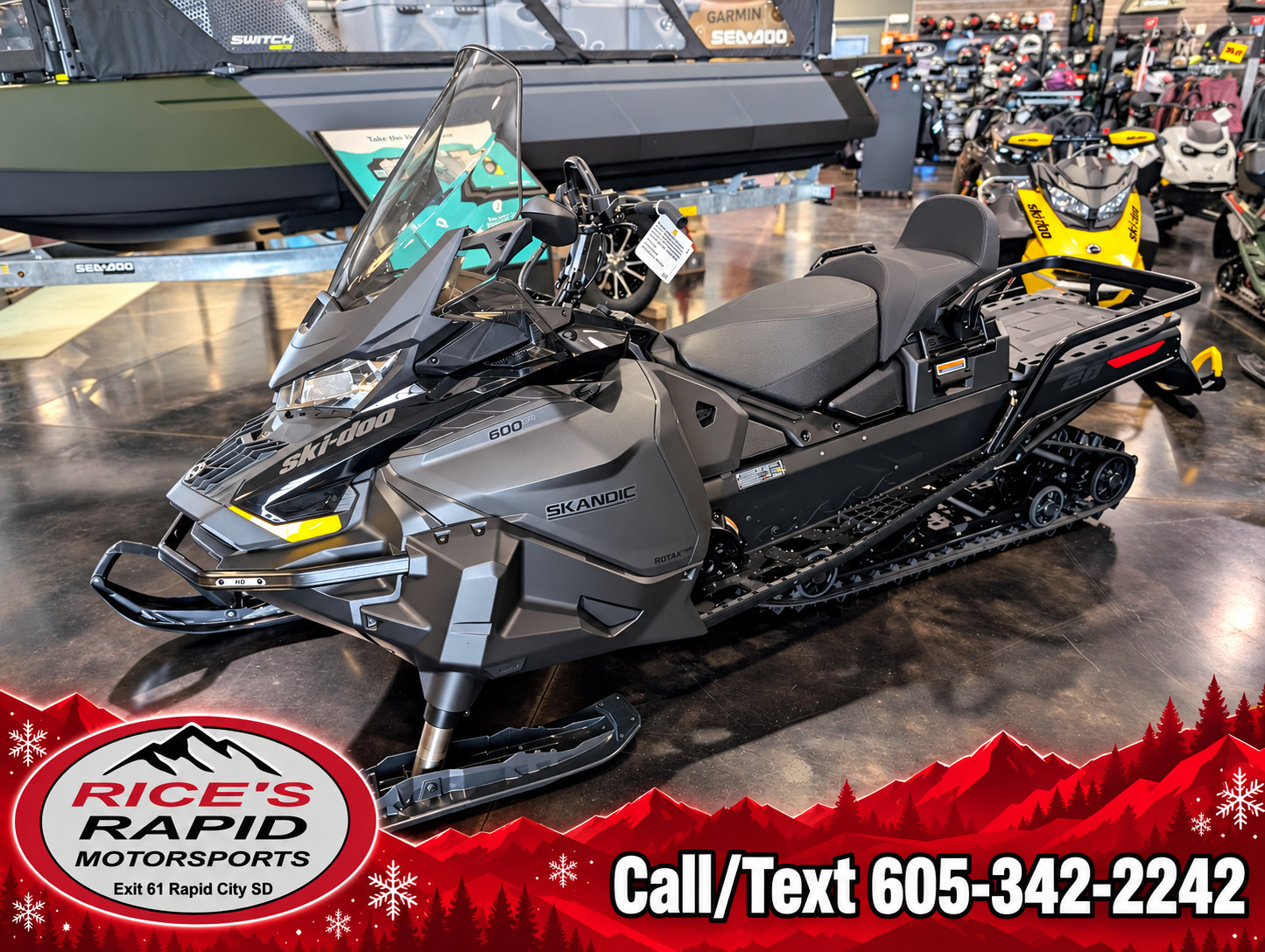 2026 Ski-Doo Skandic LE 600 EFI ES Silent Cobra WT 1.5 Track 20 in. in rapid city SD