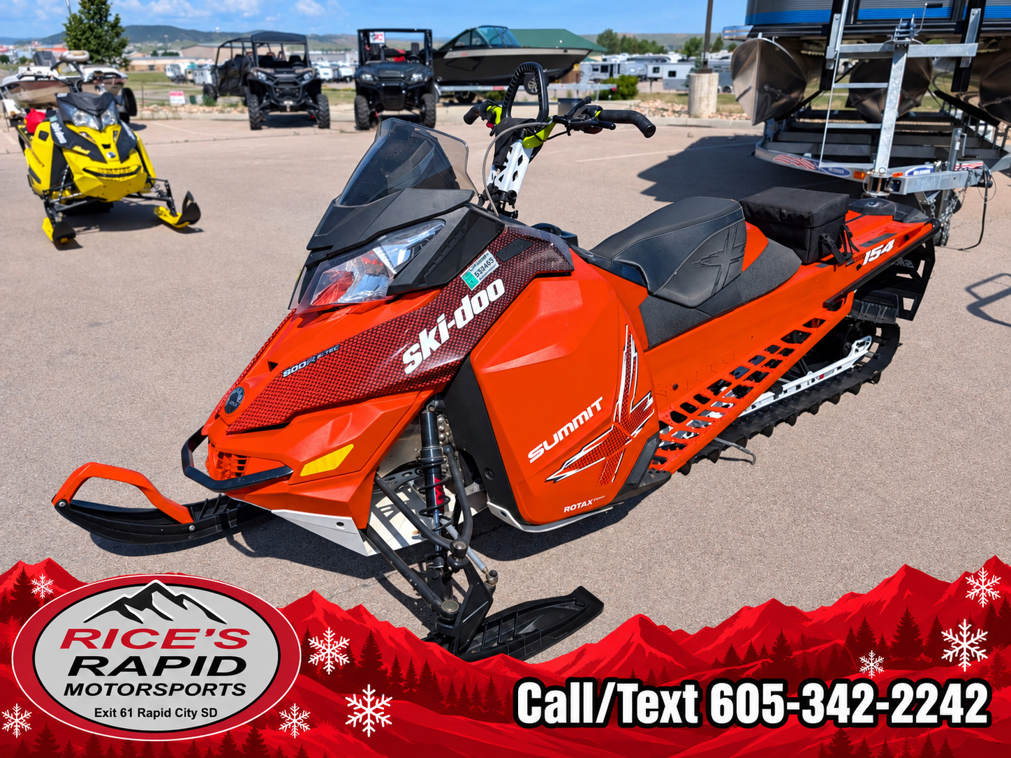 Orange Summit X For Sale - Ski-Doo Snowmobiles - Snowmobile Trader