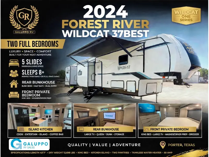 2024 FOREST RIVER WILDCAT 37BEST