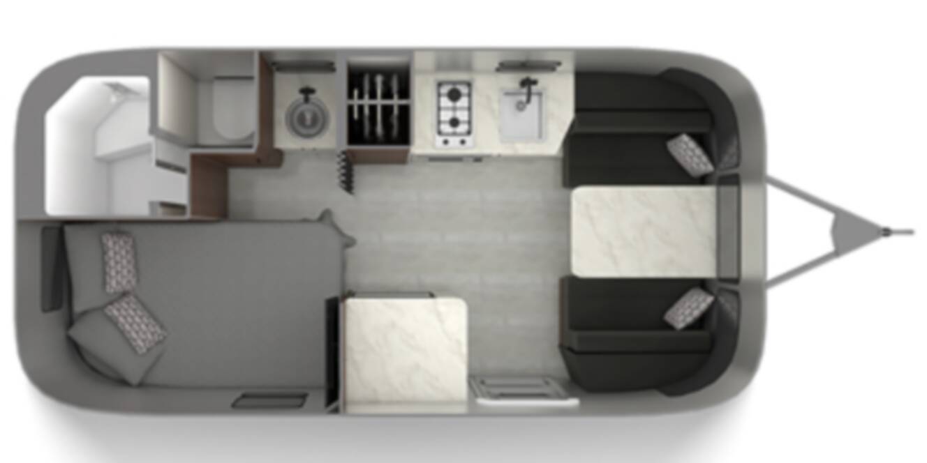 A photo of this 2022 Airstream Caravel 19CB