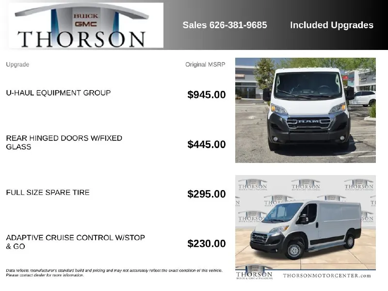 2025 RAM PROMASTER 2500