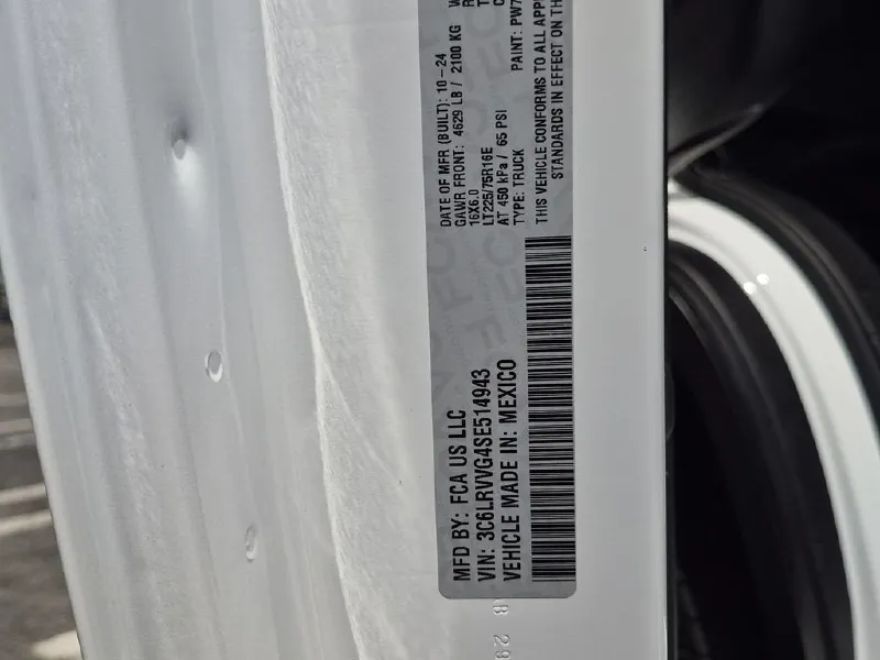 2025 RAM PROMASTER 2500