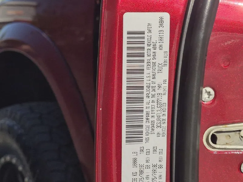 2018 RAM 2500
