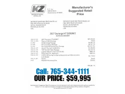 2027 KZ RV Durango D256RKT Half-Ton