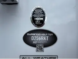 2027 KZ RV Durango D256RKT Half-Ton