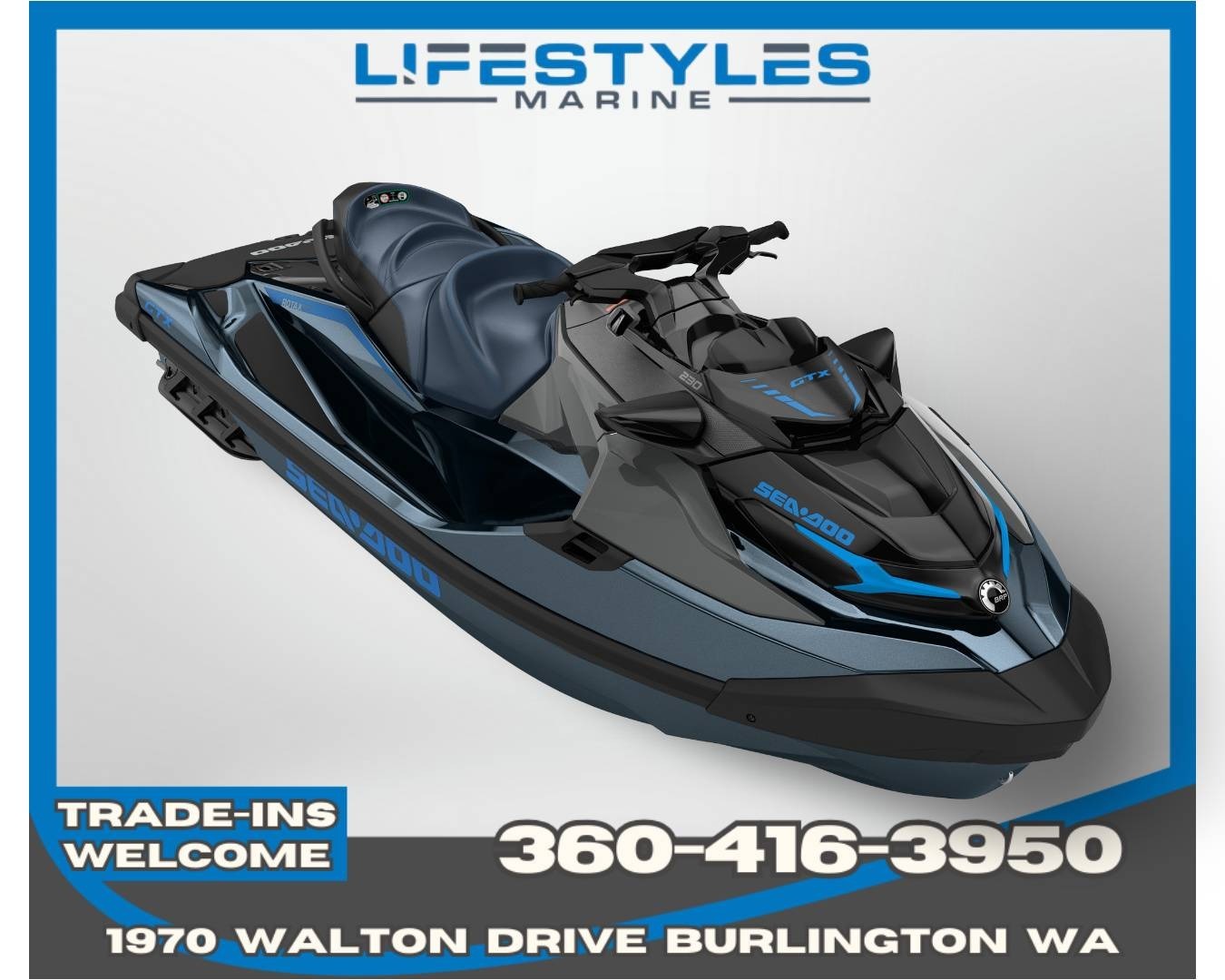 2026 Sea-Doo GTX 230 + iDF, iBR in burlington WA
