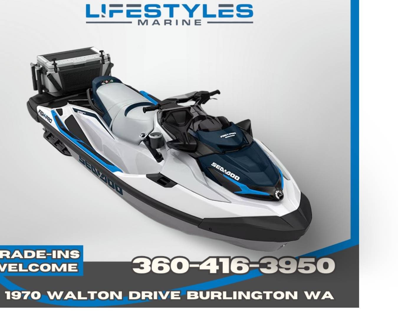 2026 Sea-Doo FishPro Sport 170 + BRP Premium Audio, iDF, iBR in burlington WA