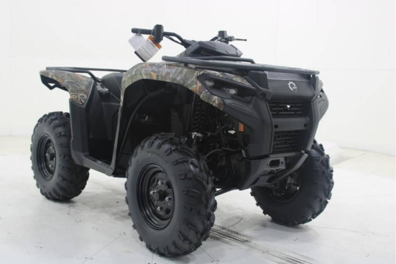 A photo of this 2026 Can-Am Outlander DPS 500 Dark Wildland Camo