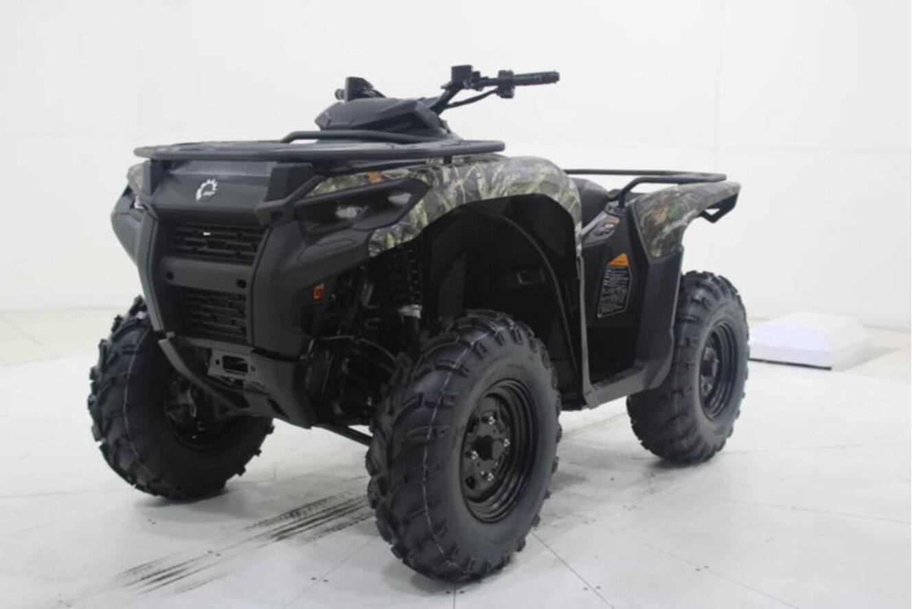 A photo of this 2026 Can-Am Outlander DPS 500 Dark Wildland Camo