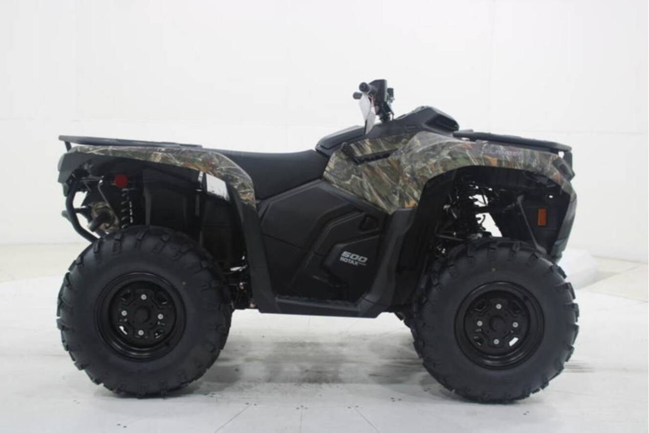 A photo of this 2026 Can-Am Outlander DPS 500 Dark Wildland Camo