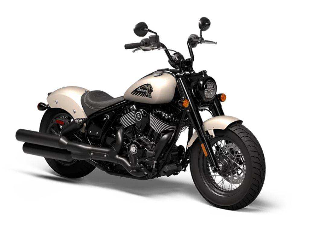 2023 Indian Chief Bobber Dark Horse Silver Quartz Smoke Cruiser motorcycle