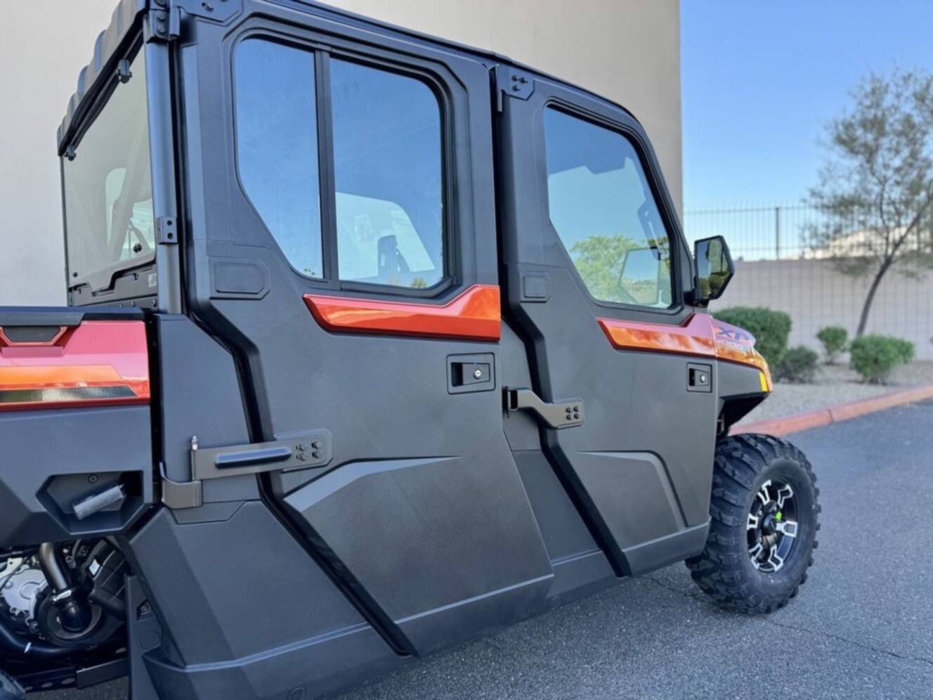 A photo of this 2026 Polaris Ranger Crew XP 1000 NorthStar Edition Ultimate Orange R