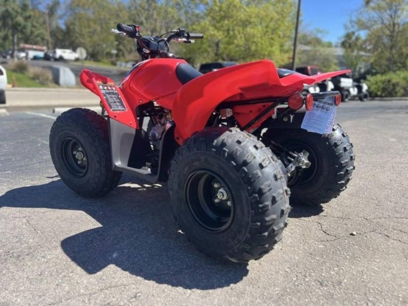 A photo of this 2026 Honda TRX 90X