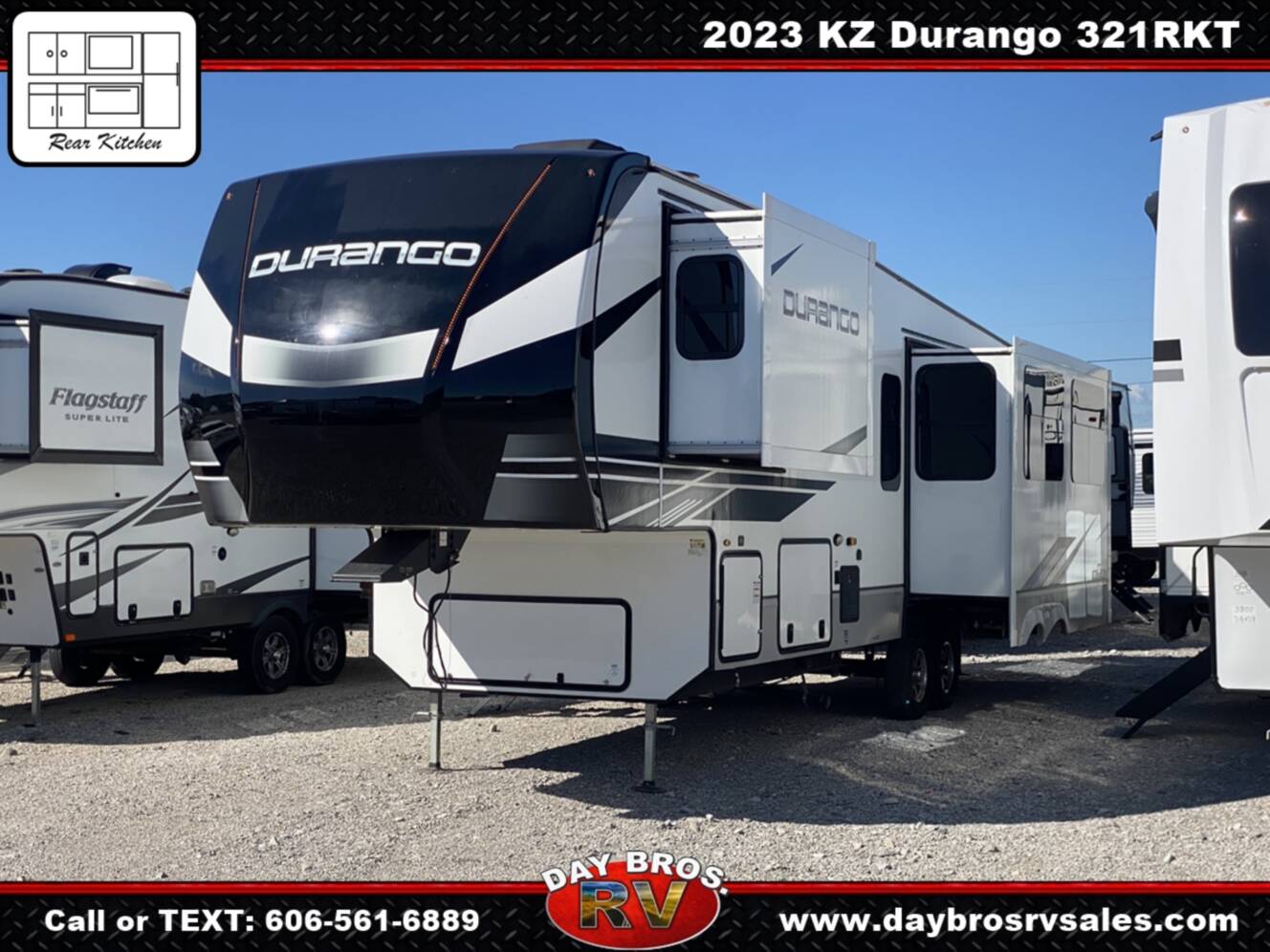 A photo of this 2023 Kz Durango D321RKT