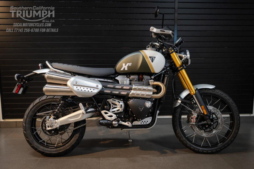 2026 Triumph Scrambler 1200 XE Matte khaki green XE in Brea, CA
