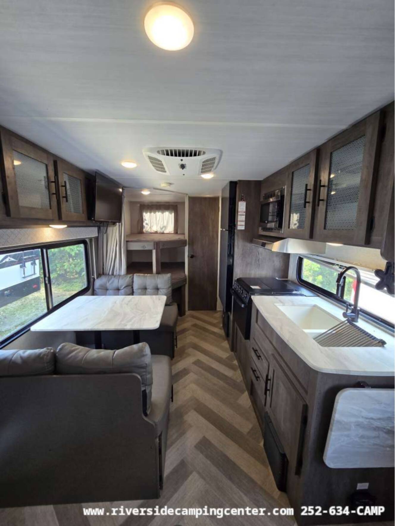 A photo of this 2020 Forest River Wildwood X-Lite 19DBXL