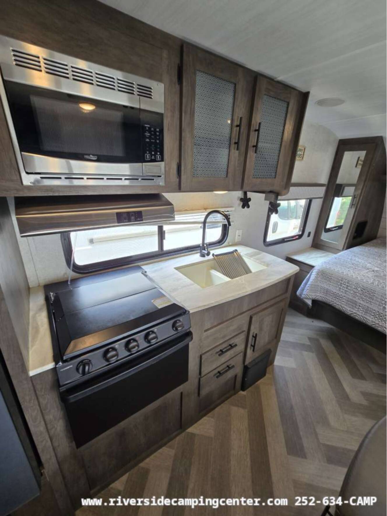 A photo of this 2020 Forest River Wildwood X-Lite 19DBXL