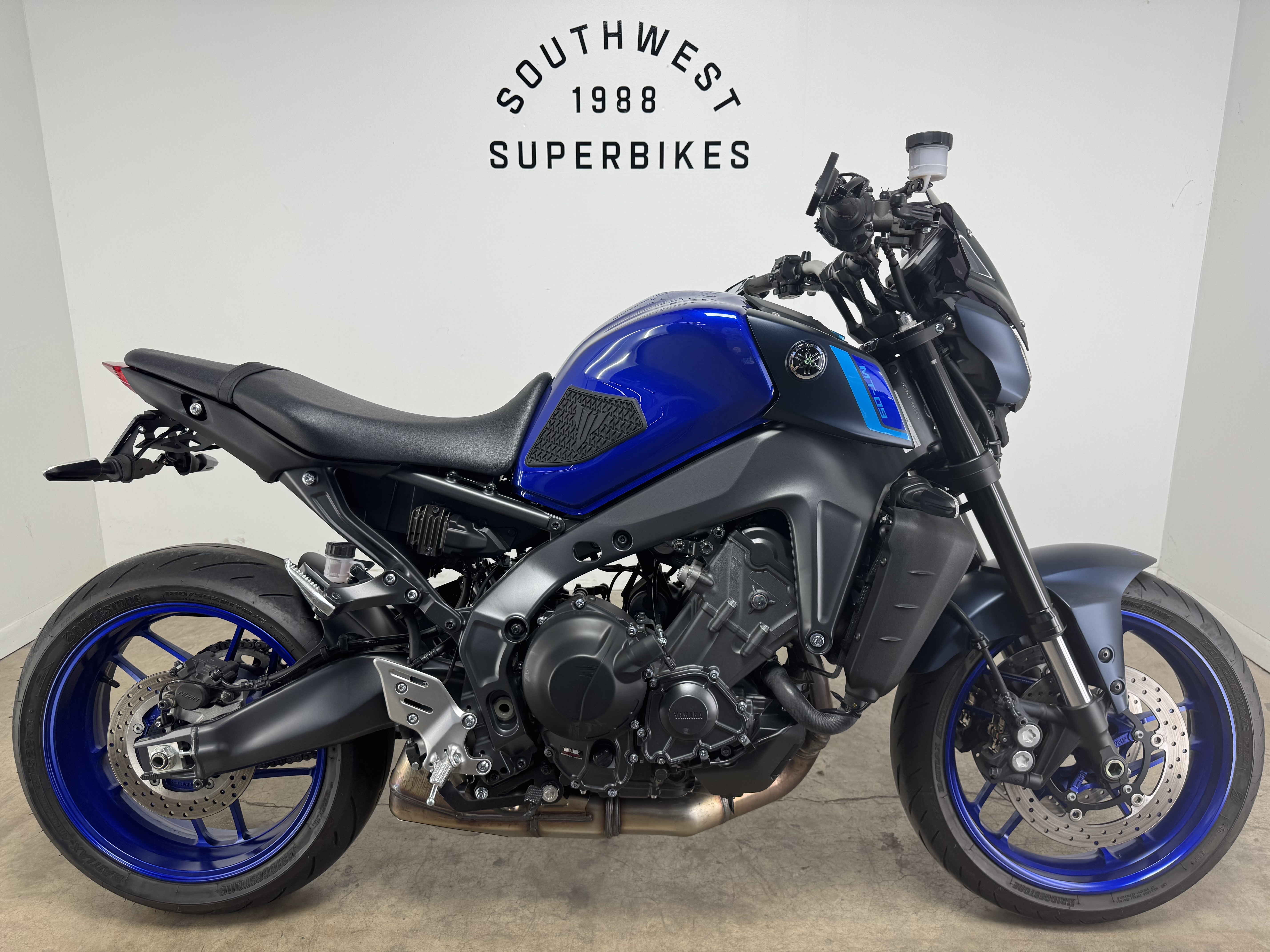 2022 Yamaha MT09 Sport Touring motorcycle