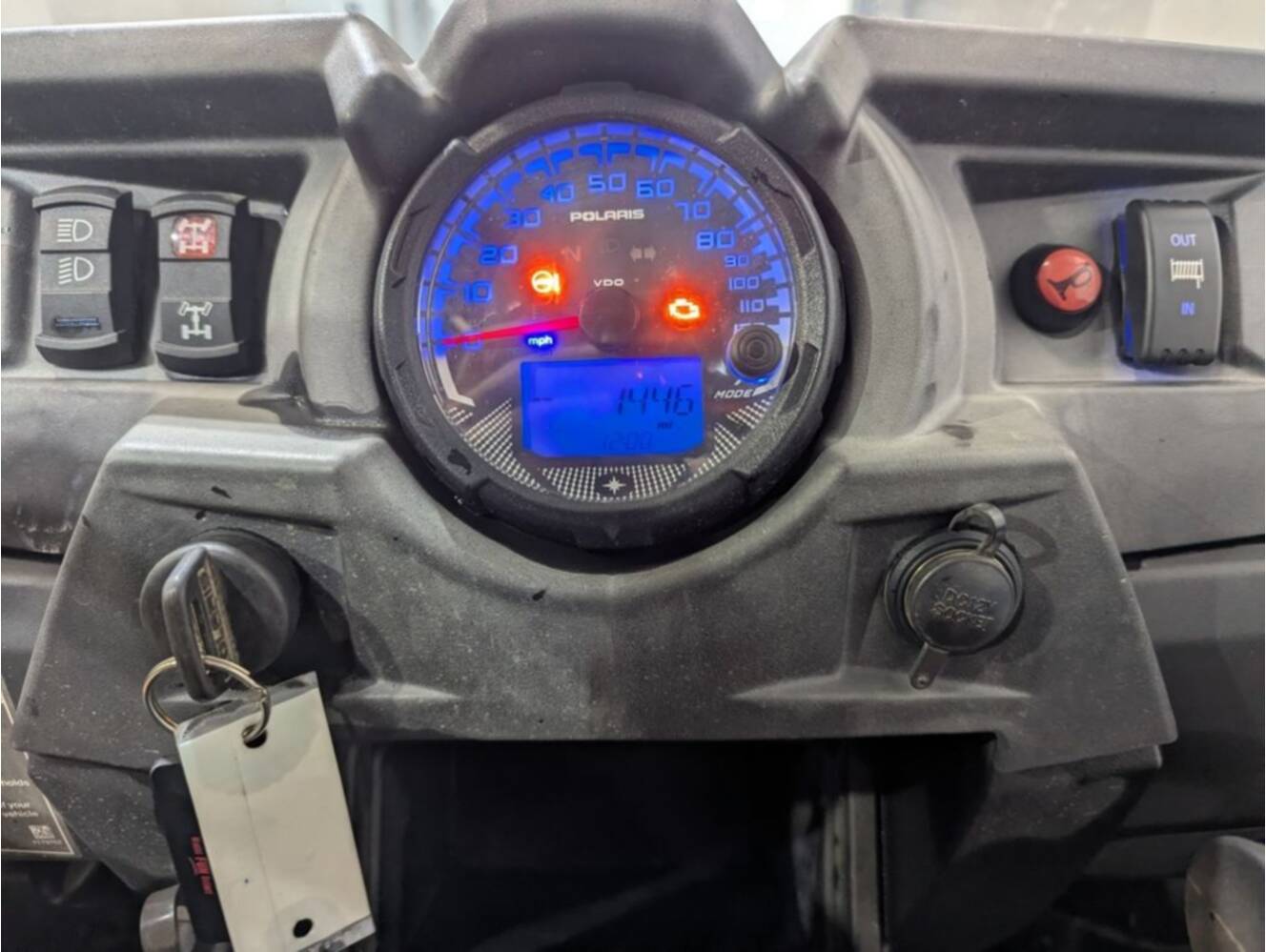 A photo of this 2018 Polaris® RZR® S 1000 EPS White Lightning