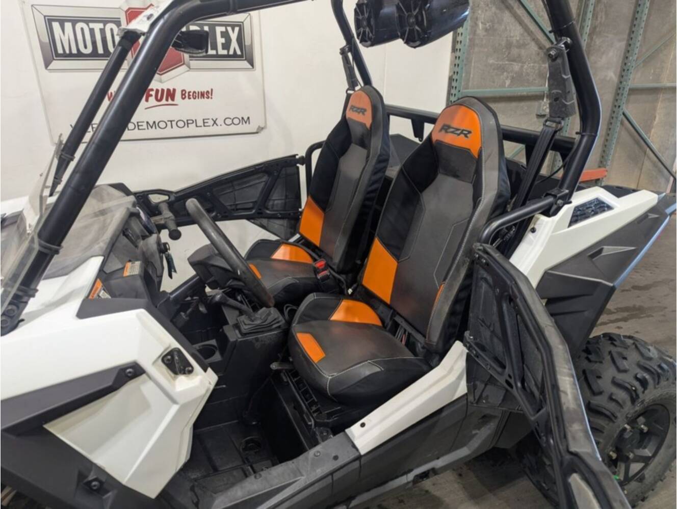 A photo of this 2018 Polaris® RZR® S 1000 EPS White Lightning