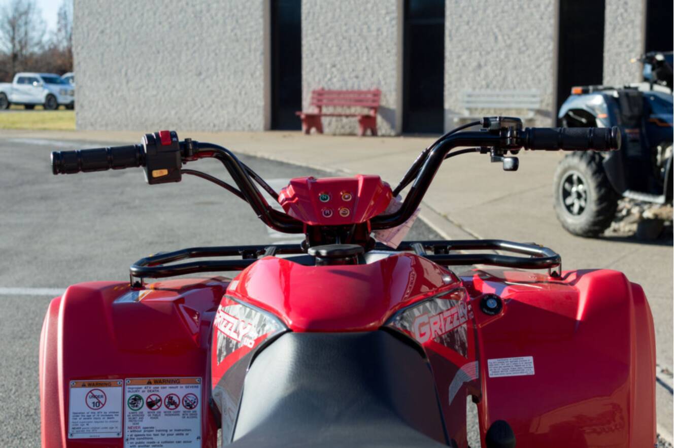A photo of this 2025 Yamaha Grizzly 110