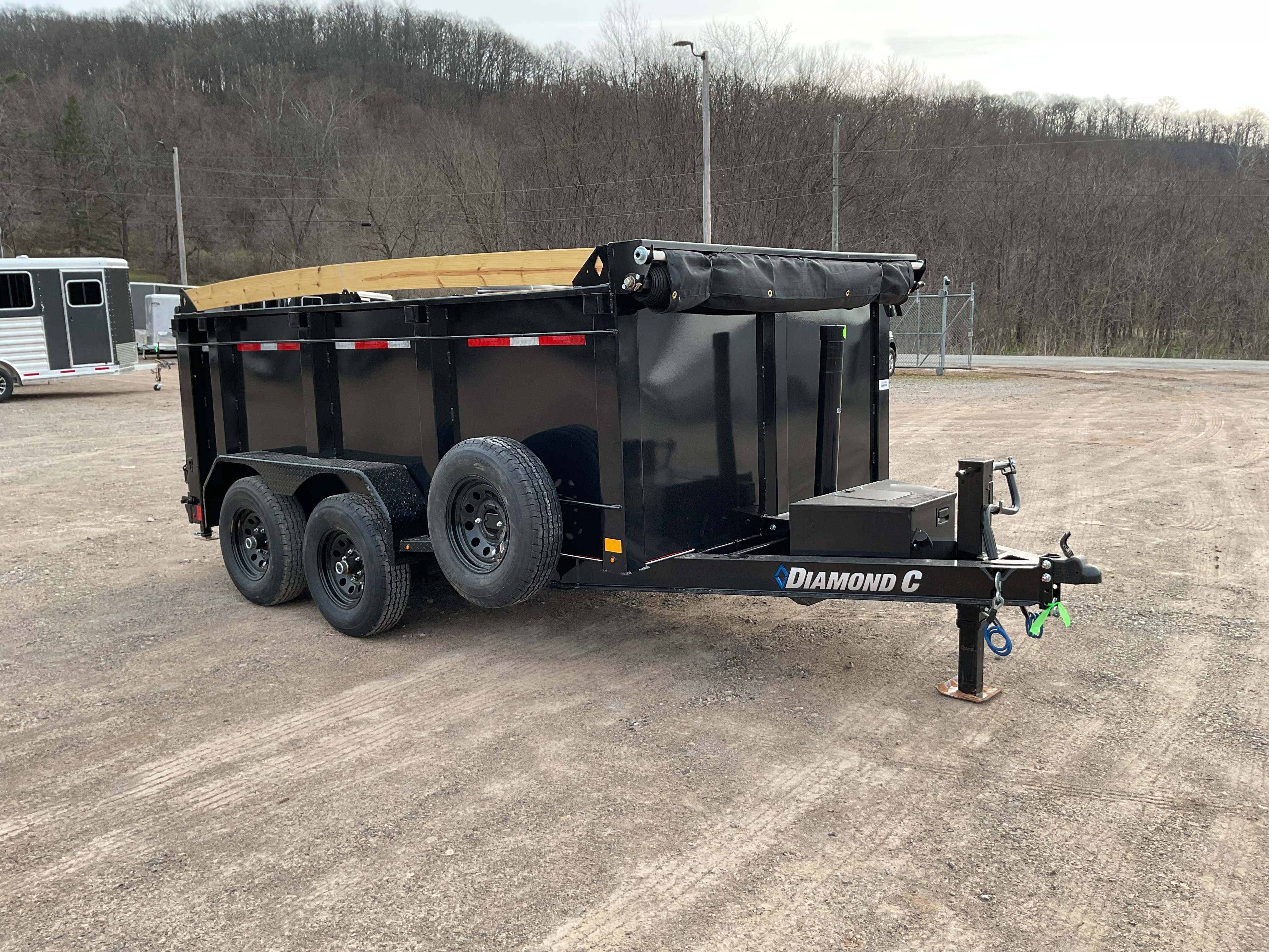 2026 Diamond C 12' Compact Dump Trailer in Athens, OH