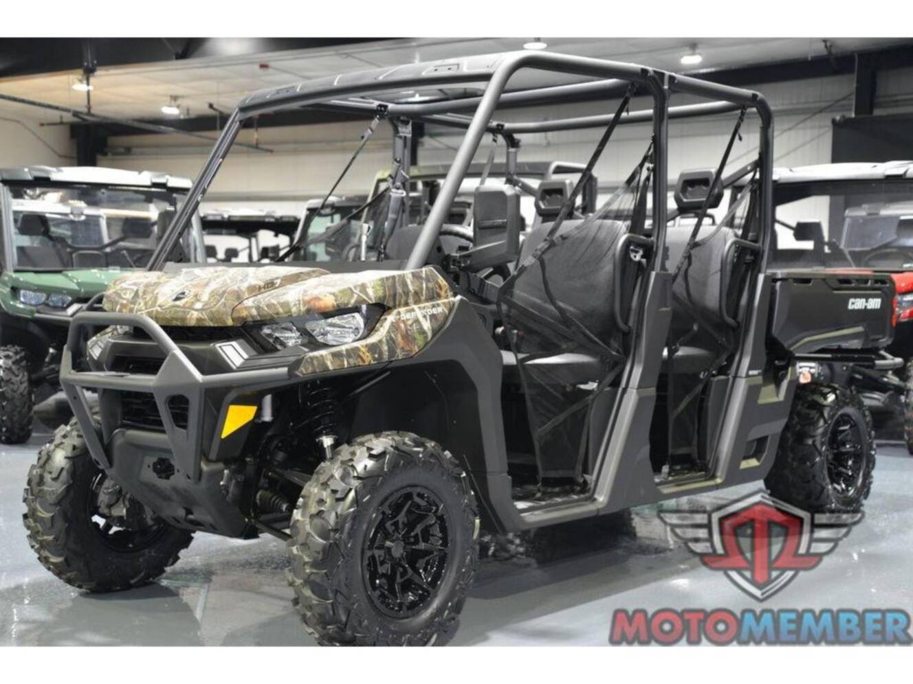 A photo of this 2026 Can-Am Defender MAX DPS HD7 Dark Wildland Camo