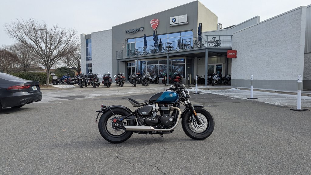 2026 Triumph Bonneville Bobber Interstellar Blue BASE in Charlotte, NC