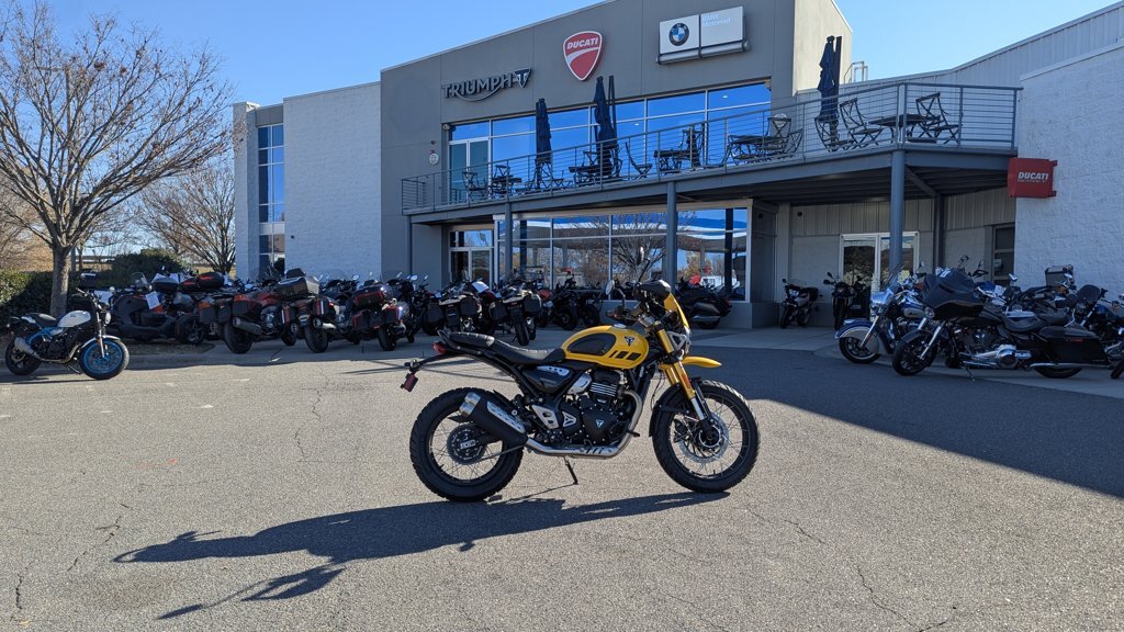 2026 Triumph Scrambler 400 XC Racing Yellow 400 XC in Charlotte, NC