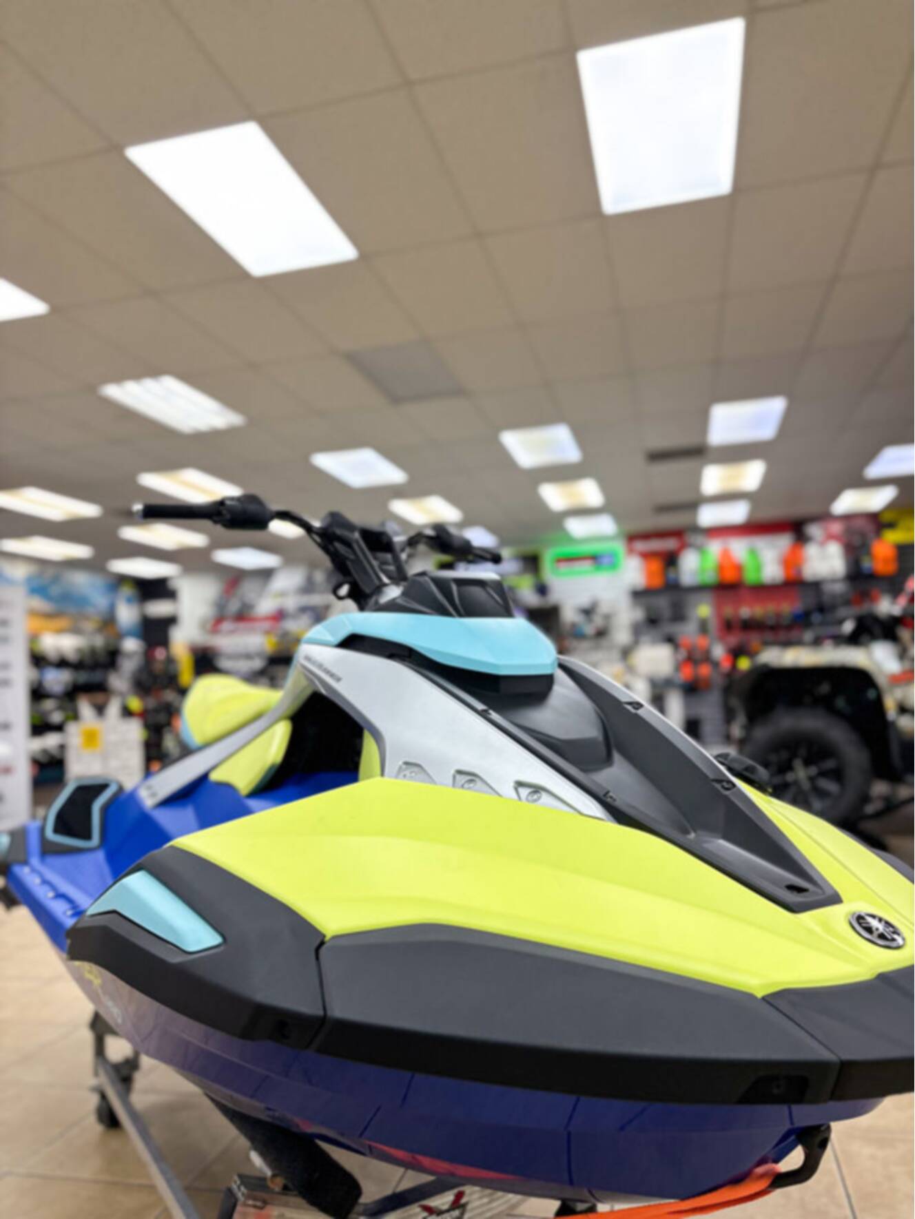 A photo of this 2026 Yamaha WAVERUNNER JETBLASTER PRO 3-UP