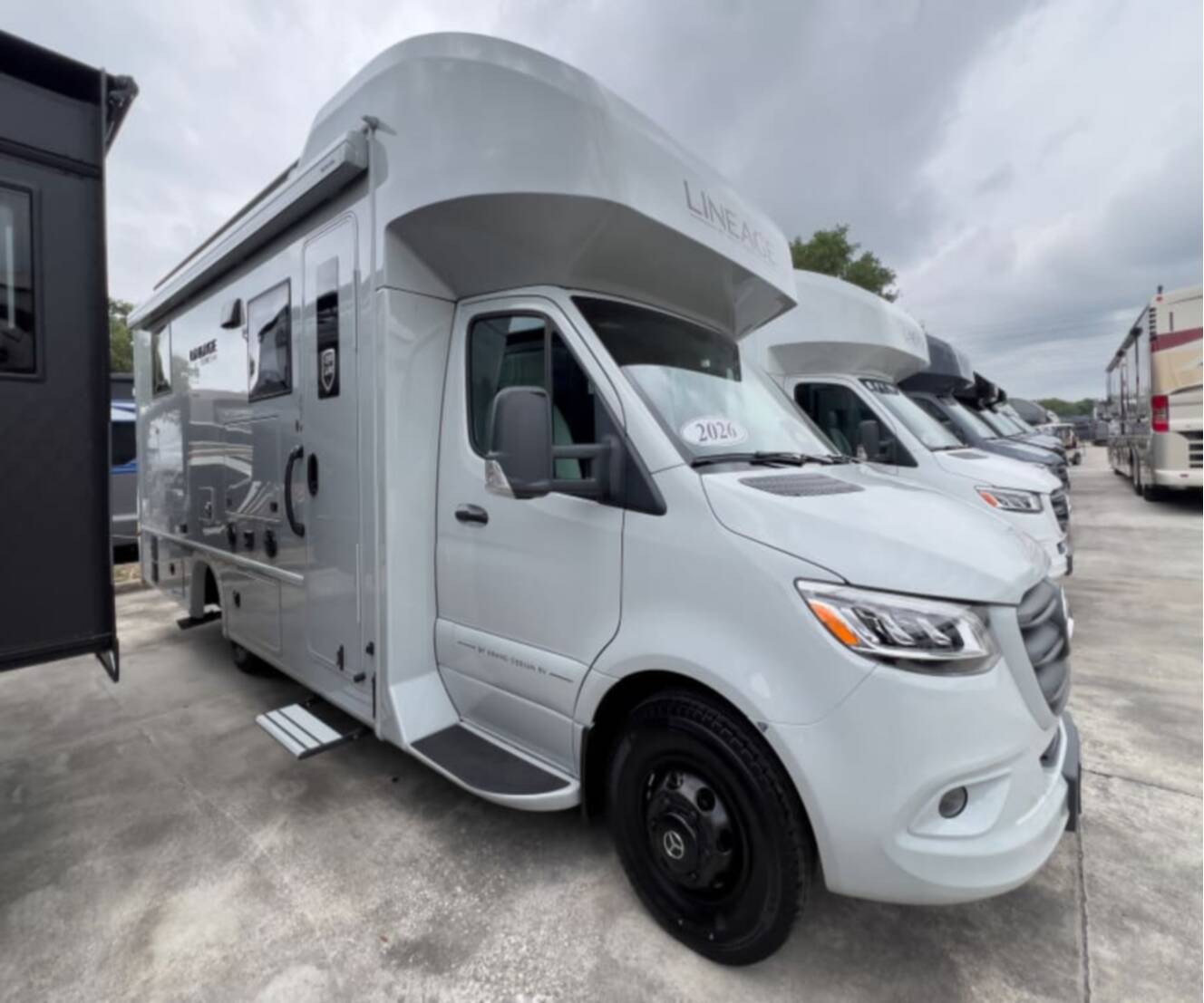 A photo of this 2026 Grand Design LINEAGE SERIES M 25FW-FBP