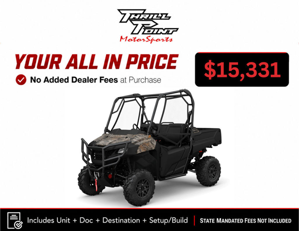 2026 Honda® Pioneer 700 Forest in medina OH