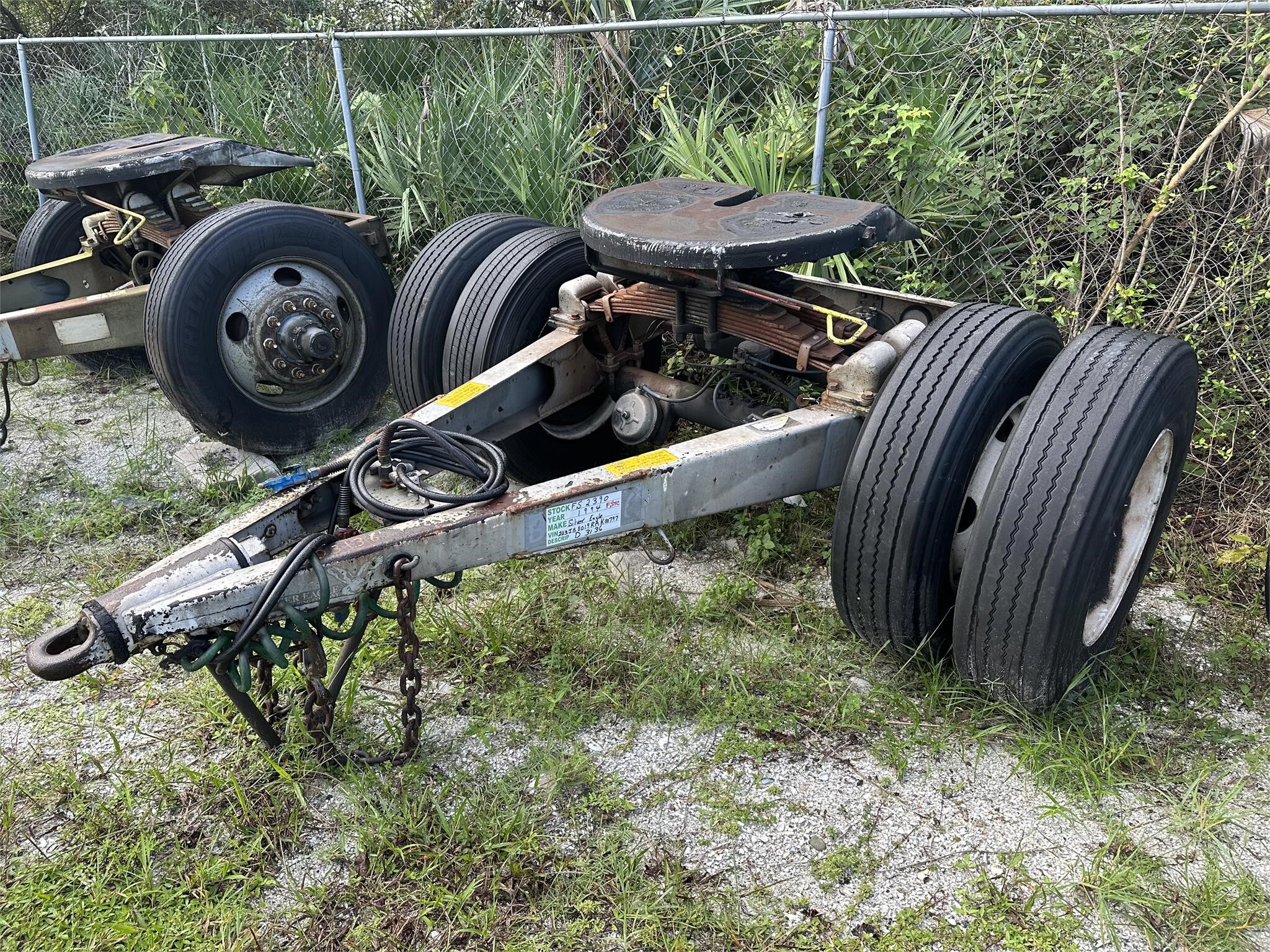 1994 SILVER EAGLE TRAILER DOLLY in Edgewater, FL