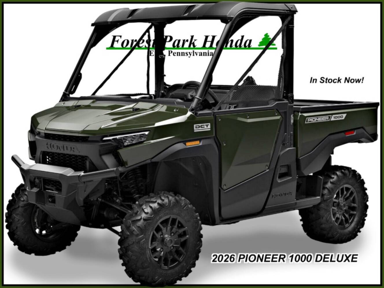 A photo of this 2026 Honda Pioneer 1000 Deluxe