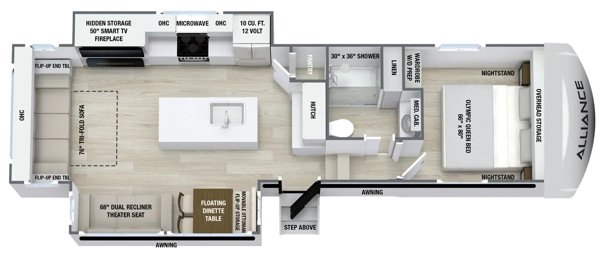 2027 Alliance Rv Avenue 29RL in holden LA