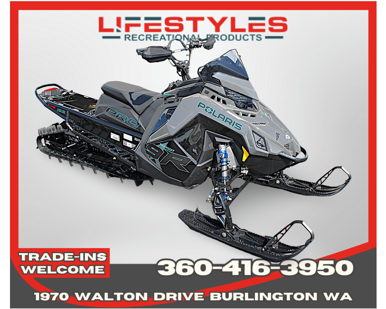 2024 Polaris Patriot 9R PRO RMK Slash 155 SC Snowmobile snowmobile