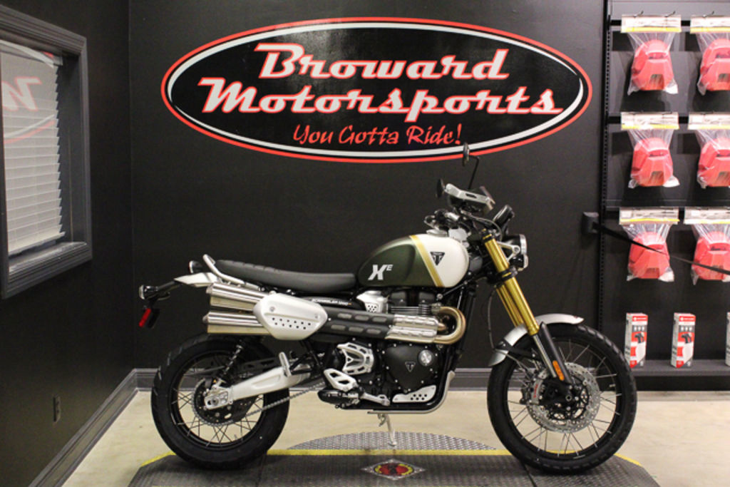 2026 Triumph Scrambler 1200 XE Matte khaki green XE XE in Port Richey, FL