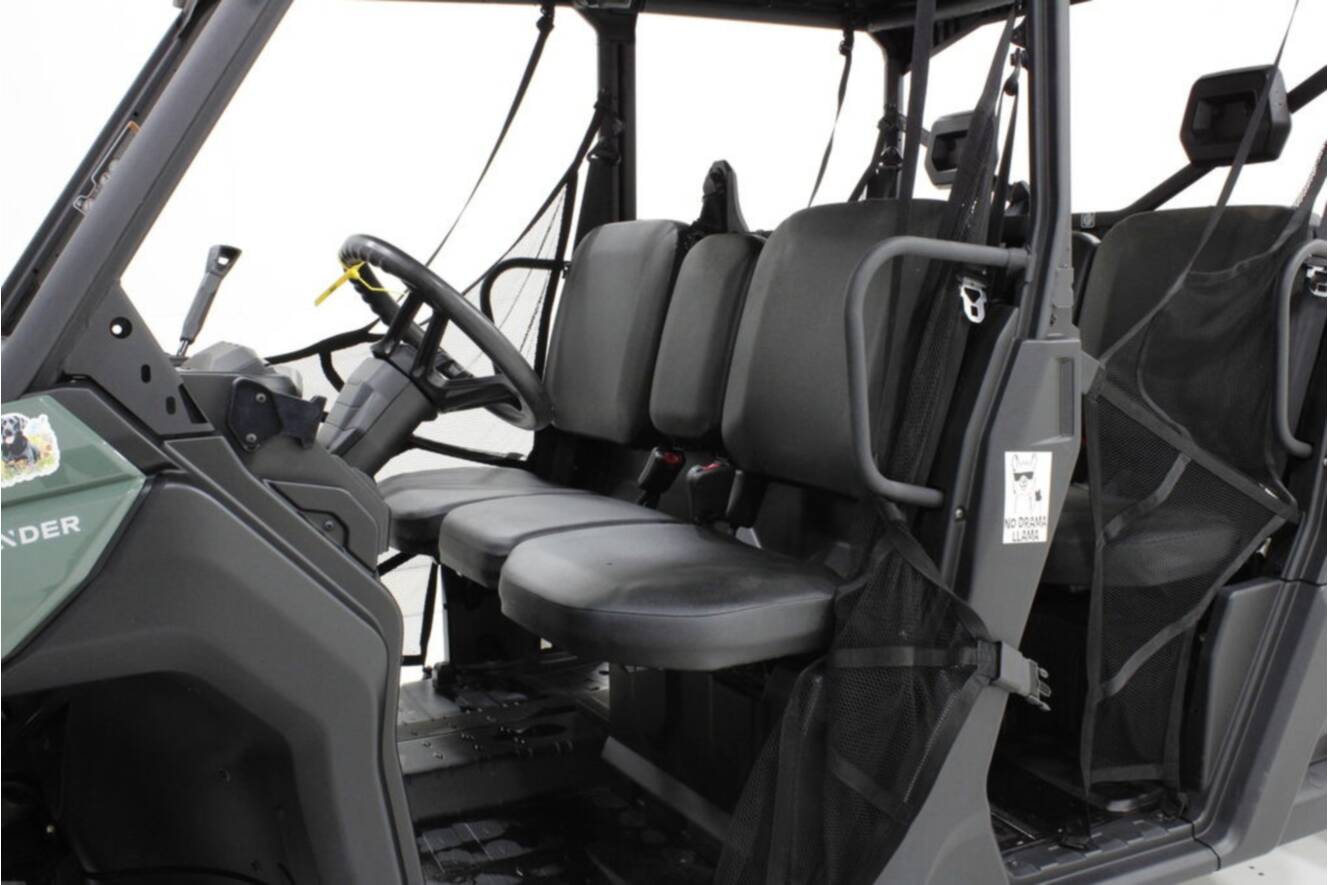 A photo of this 2026 Can-Am Defender MAX DPS HD7 Compass Green