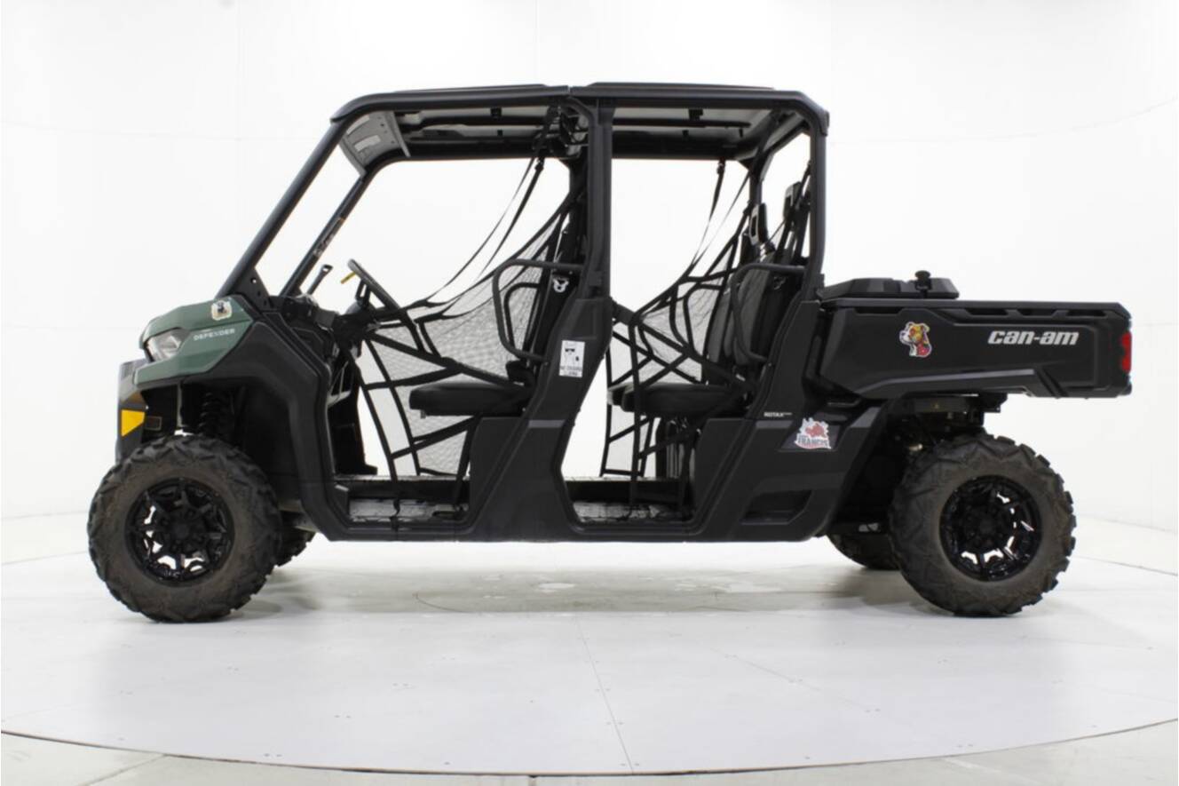 A photo of this 2026 Can-Am Defender MAX DPS HD7 Compass Green