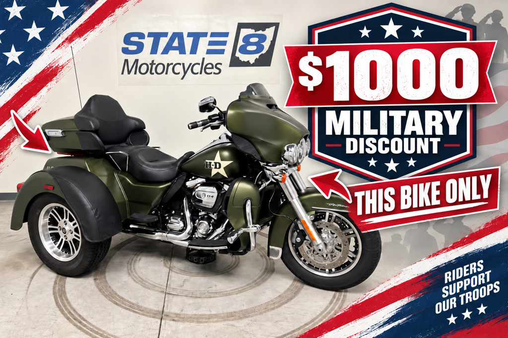 2022 Harley-Davidson Tri Glide Ultra G.I. Enthusiast (FLHTCUTG) BASE in Peninsula, OH