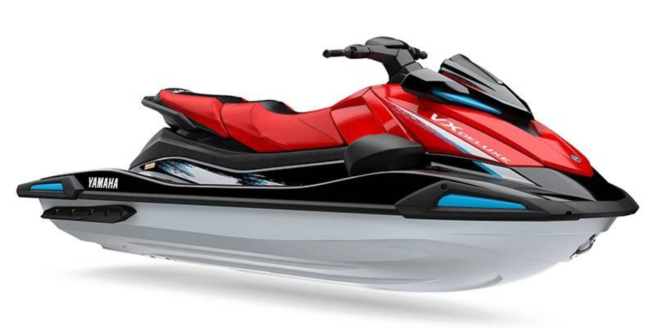 A photo of this 2026 Yamaha VX DELUXE WAUDIO-BLACKTORCH RED
