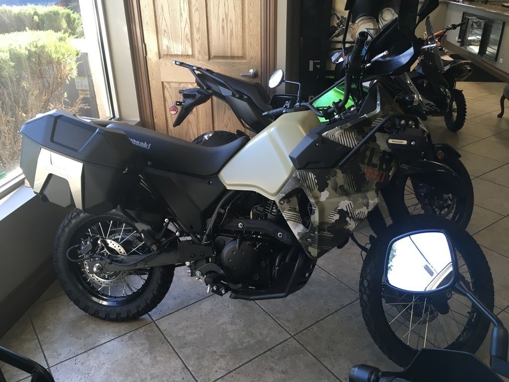 2025 Kawasaki KLR®650 Adventure ABS Cypher Camo Beige 650 ADVENTURE in Carol Stream, IL