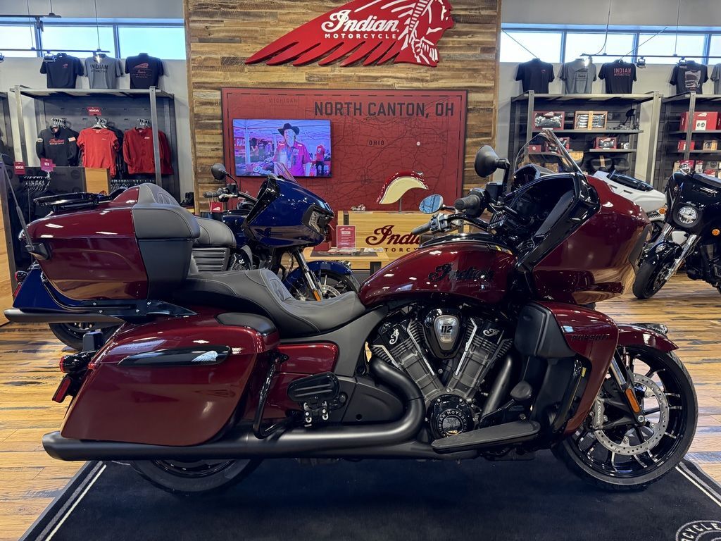 2026 Indian Motorcycle® Pursuit® Dark Horse® 112 w/ PowerBand Audio Maroon Me DARK HORSE in North Canton, OH