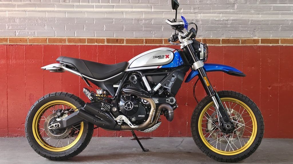 2021 Ducati Scrambler Desert Sled Sparking Blue DESERT SLED in Denver, CO