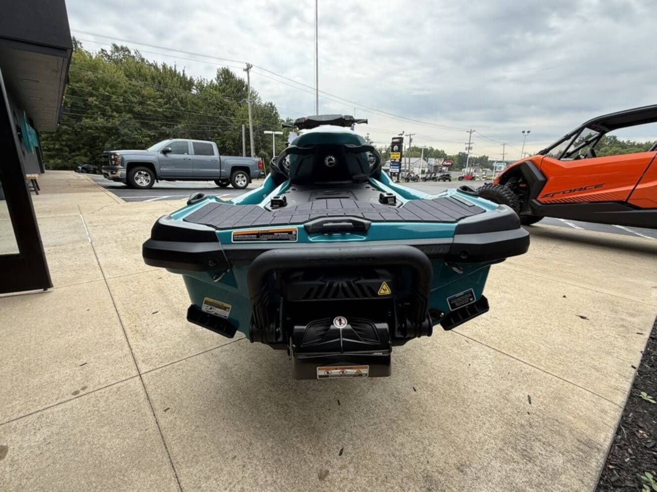 A photo of this 2026 Sea-Doo GTX Limited 325 Teal Metallic