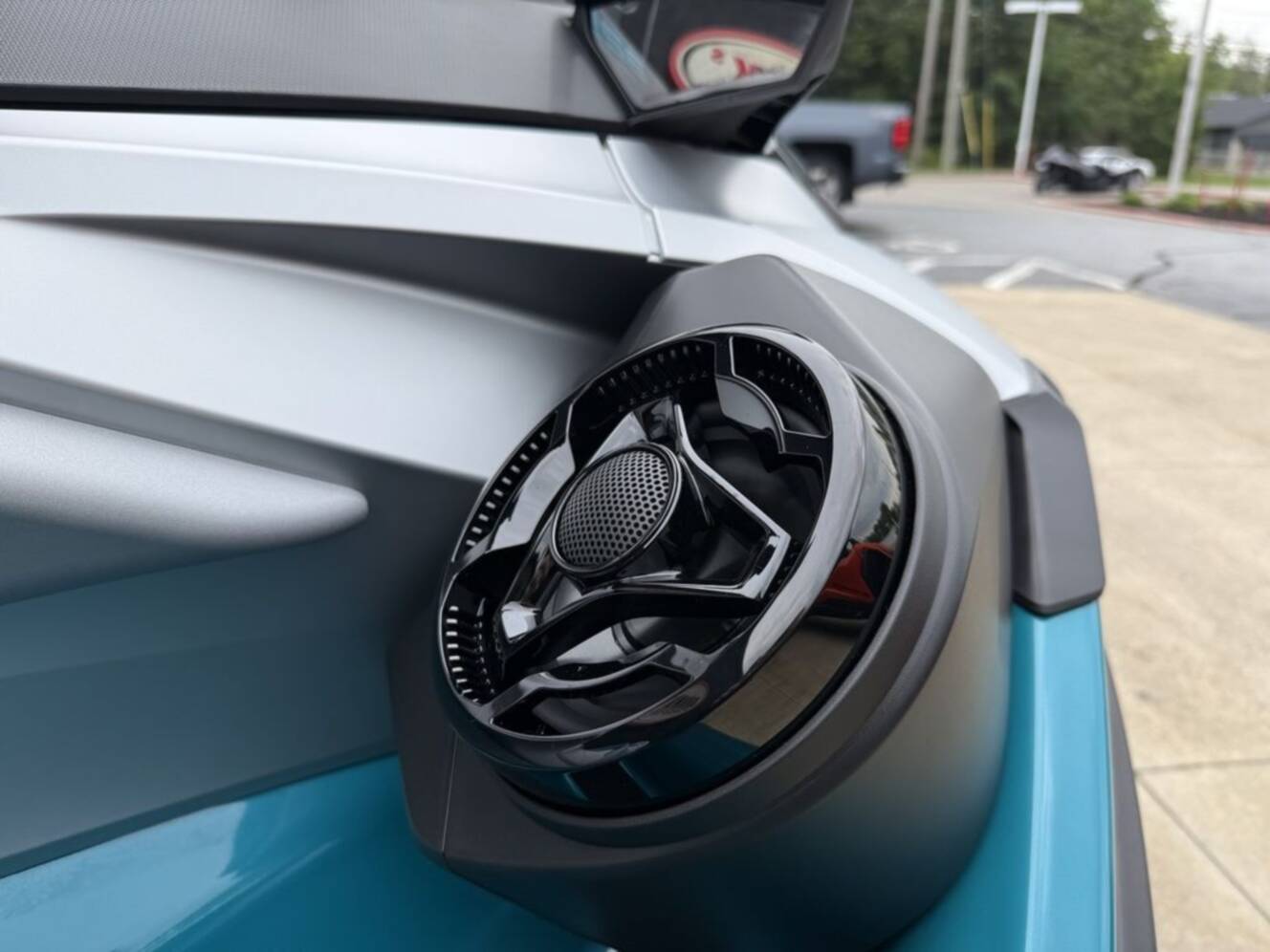 A photo of this 2026 Sea-Doo GTX Limited 325 Teal Metallic