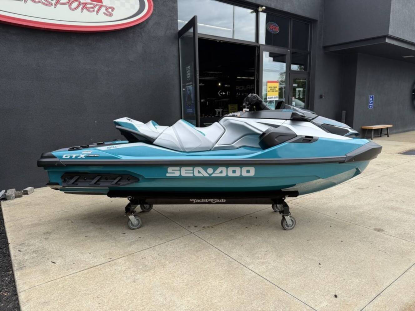 A photo of this 2026 Sea-Doo GTX Limited 325 Teal Metallic